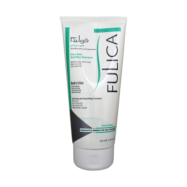 شامپو خیلی ملایم پوست سر حساس و خارش دار فولیکا حجم 200 میلی لیتر
