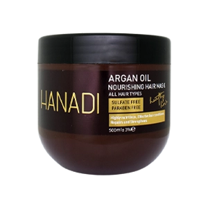 ماسک مو مغذی روغن آرگان هانادی حجم 500 میلی لیتر