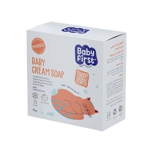 صابون بچه کرمی بیبی فرست وزن 75 گرم