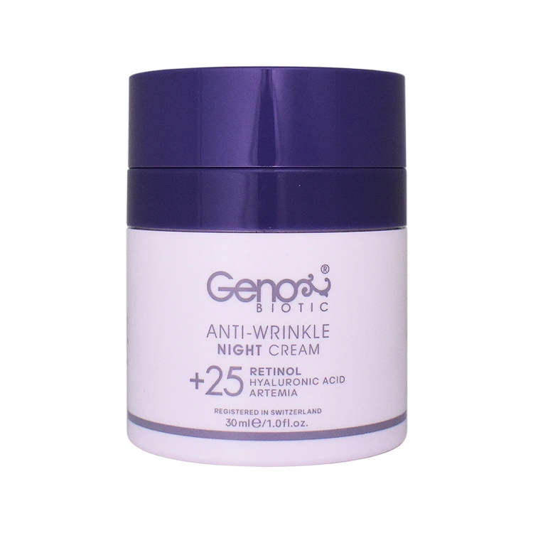 کرم ضد چروک شب بالای 25 سال ژنوبایوتیک حجم 30 میلی لیتر