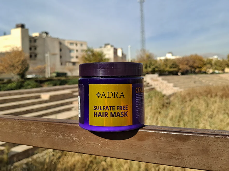 نقد ماسک مو فاقد سولفات کلاژن و رتینول آدرا حجم 400 میلی لیتر