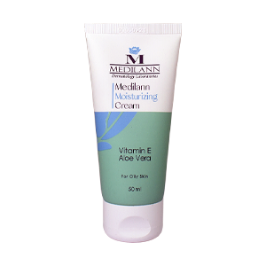 کرم مرطوب کننده پوست های مختلط و چرب مدیلن حجم 50 میلی لیتر