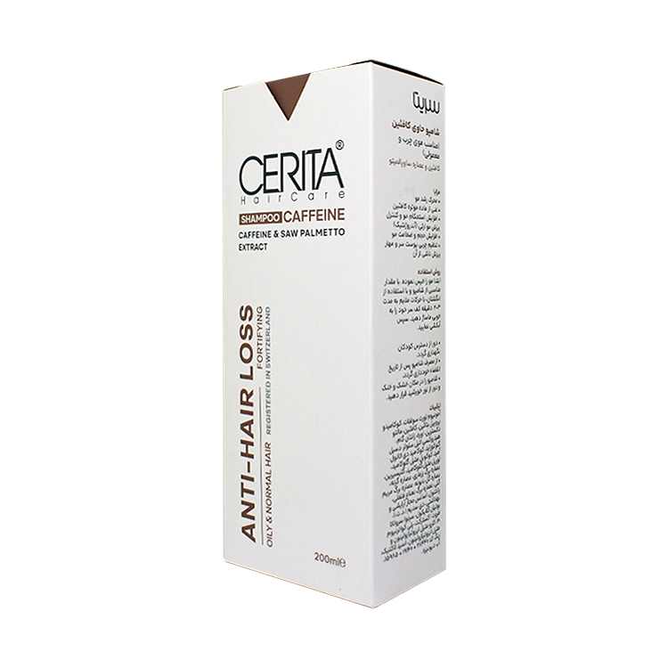 قیمت شامپو تقویت کننده و ضد ریزش کافئین سریتا حجم 200 میلی لیتر