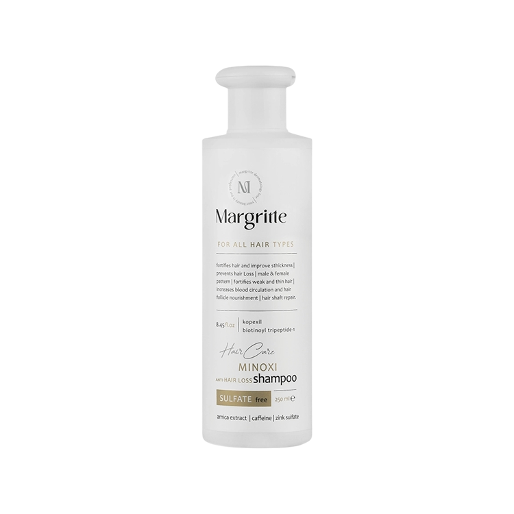 شامپو فاقد سولفات ضد ریزش ماینوکسی مارگریت حجم 250 میلی لیتر