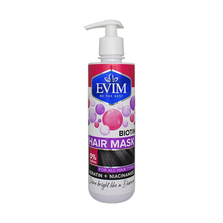 ماسک مو فاقد سولفات بیوتین ایویم حجم 400 میلی لیتر
