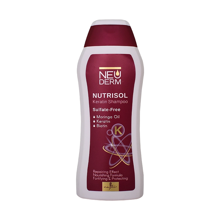 شامپو کراتینه فاقد سولفات نوتریسل نئودرم حجم 300 میلی لیتر