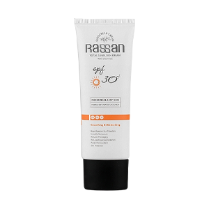 کرم ضد آفتاب بی رنگ پوست های خشک و معمولی راسن SPF30 حجم 40 میلی لیتر