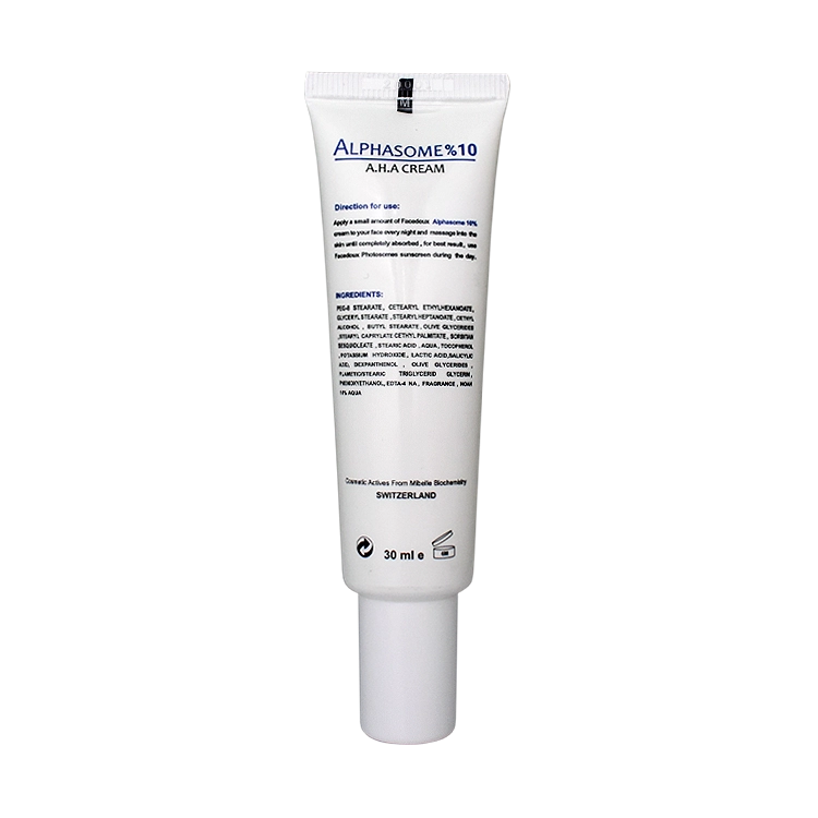 خرید کرم لایه بردار AHA 10 درصد آلفازوم فیس دوکس حجم 30 میلی لیتر