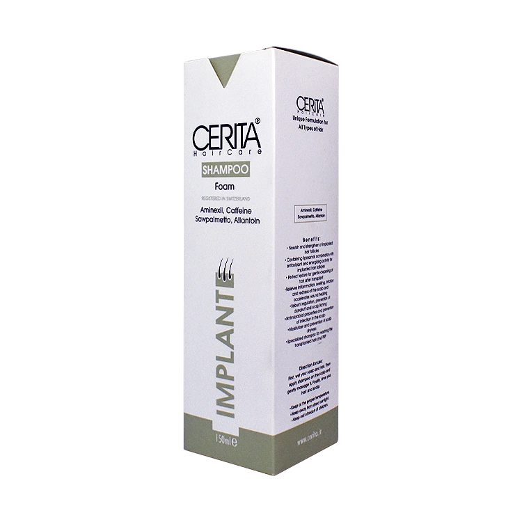 قیمت شامپو فوم پس از کاشت مو سریتا حجم 150 میلی لیتر