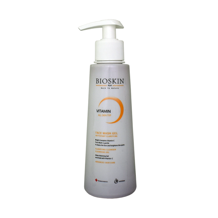 ژل شستشوی صورت ویتامین سی بایو اسکین حجم 200 میلی لیتر