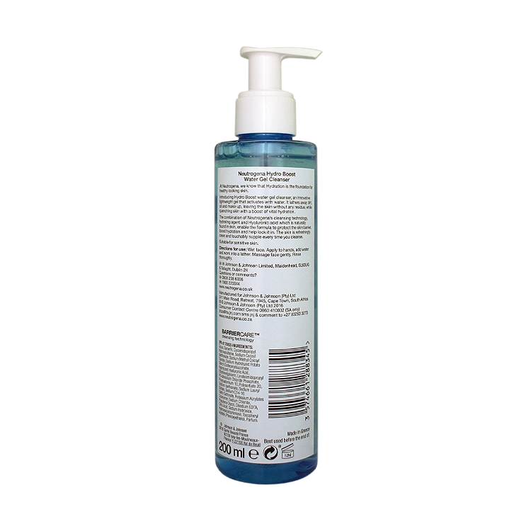خرید واتر ژل شستشوی صورت آبرسان نوتروژینا مدل Hydro Boost حجم 200 میلی لیتر