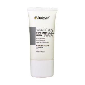 فلویید ضد آفتاب ضد لک بی رنگ وایت ویت ویتالیر حجم 50 میلی لیتر