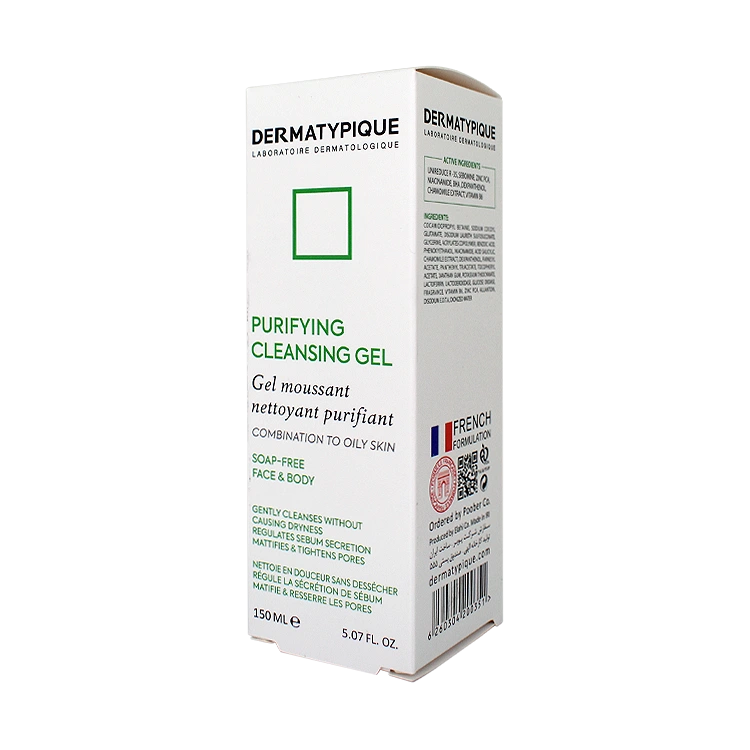 قیمت ژل شستشوی صورت پوست های مختلط و چرب درماتیپیک حجم 150 میلی لیتر