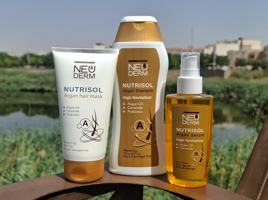 نقد و بررسی ماسک مو روغن آرگان نوتریسل نئودرم حجم 150 میلی لیتر