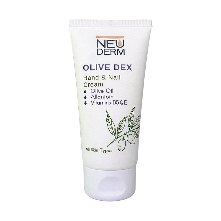 کرم دست و ناخن تیوپی روغن زیتون نئودرم حجم 50 میلی لیتر