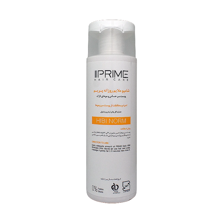 خرید شامپو ملایم روزانه پرایم مدل +N حجم 250 میلی لیتر