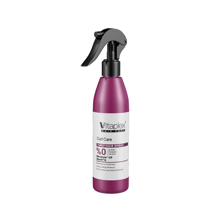 اسپری آبرسان و ترمیم کننده موهای فر ویتاپلکس حجم 300 میلی لیتر