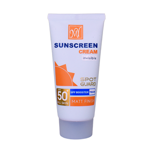 کرم ضد آفتاب ضد لک بی رنگ انواع پوست اسپات گارد مای SPF50 حجم 50 میلی لیتر
