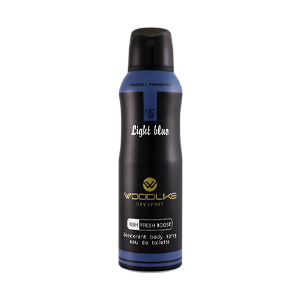 اسپری بدن مردانه وودلایک مدل Light Blue حجم 200 میلی لیتر