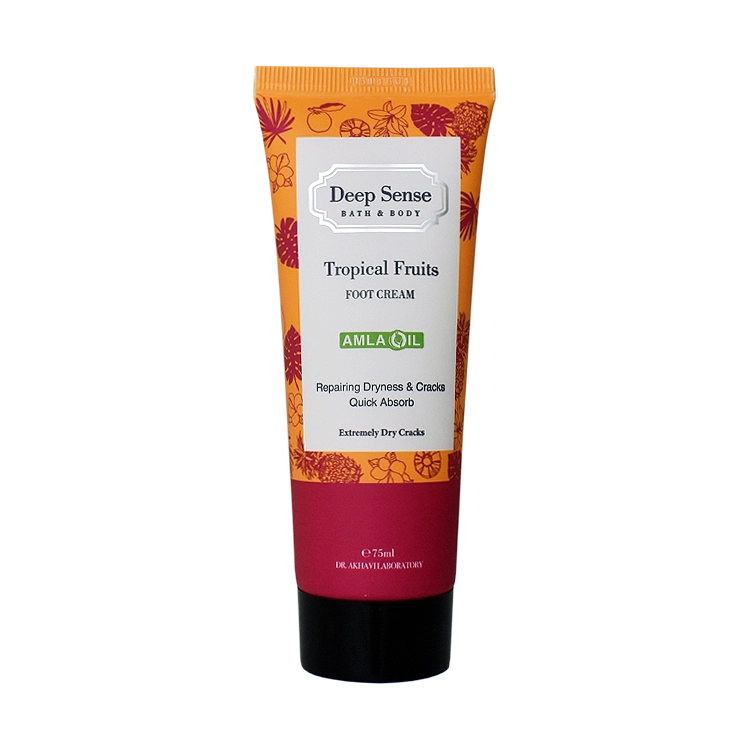 کرم ترک پا میوه های استوایی دیپ سنس حجم 75 میلی لیتر