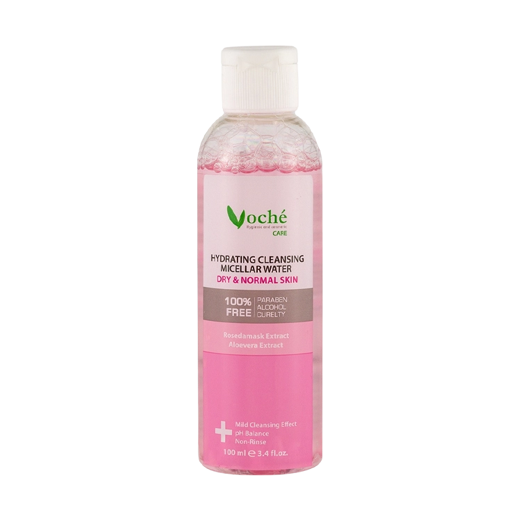 میسلار واتر پوست های خشک و معمولی وچه حجم 100 میلی لیتر