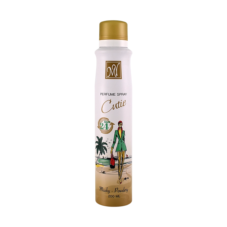 اسپری بدن زنانه کیوتی مای حجم 200 میلی لیتر