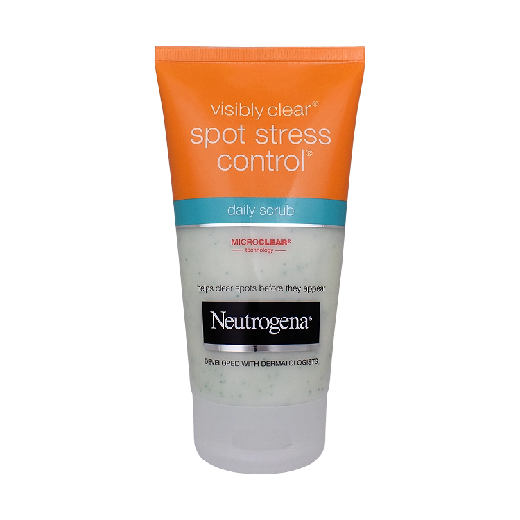 اسکراب صورت روزانه ضد لک نوتروژینا مدل Spot Stress Control حجم 150 میلی لیتر