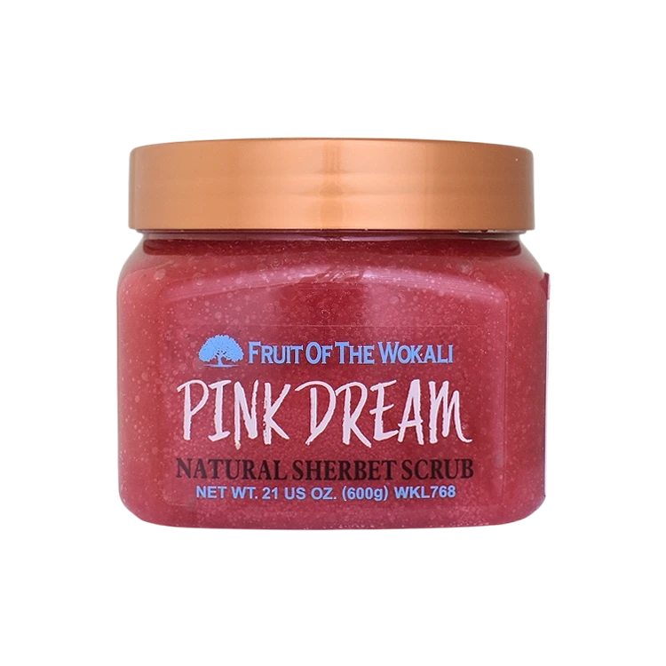 ژل اسکراب شکری بدن پینک دریم وکالی وزن 600 گرم