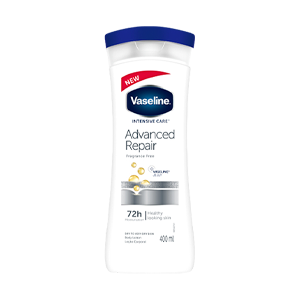لوسیون بدن ترمیم کننده وازلین مناسب پوست خشک تا خیلی خشک حجم 400 میلی لیتر