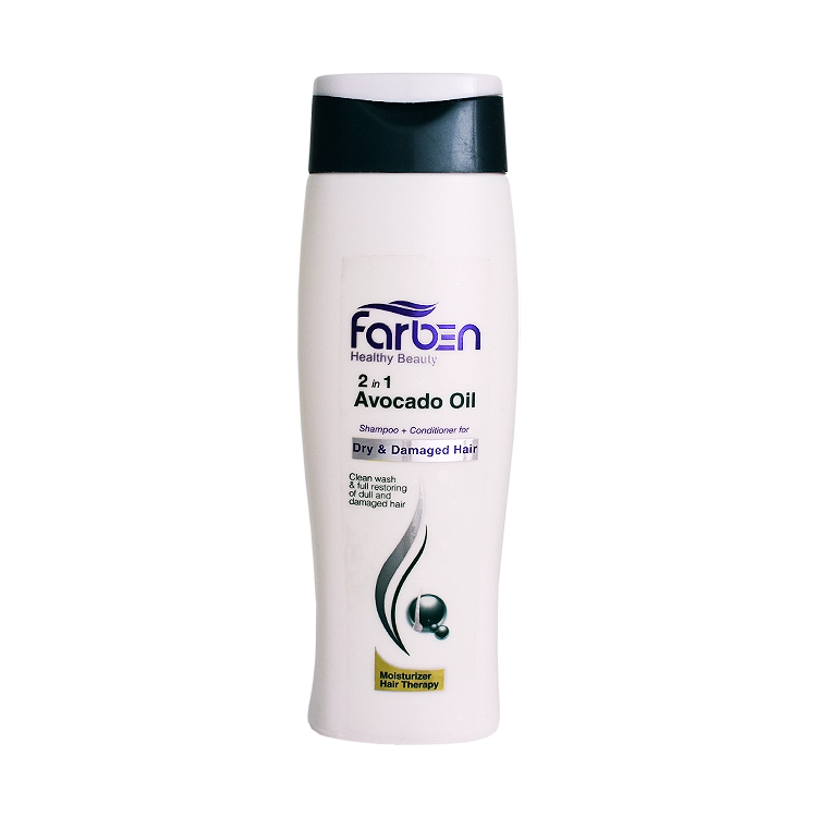 شامپو موهای خشک و آسیب دیده روغن آووکادو فاربن حجم 200 میلی لیتر