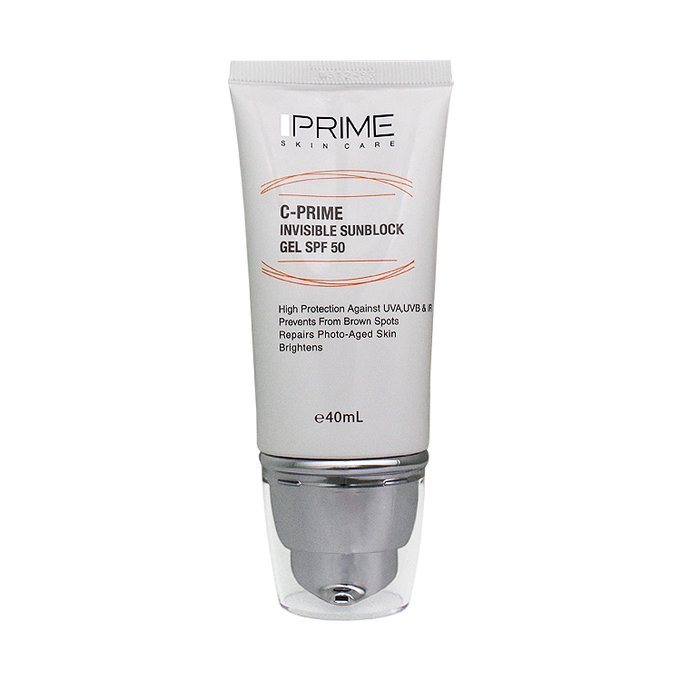 ژل ضد آفتاب بی رنگ ویتامین سی پرایم SPF50 حجم 40 میلی لیتر