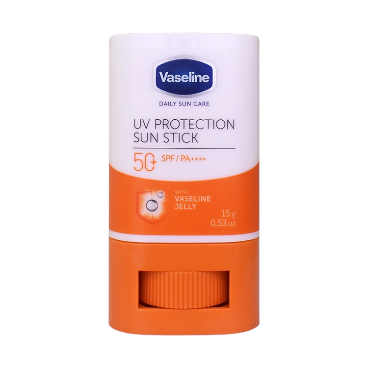 استیک ضد آفتاب بی رنگ انواع پوست وازلین SPF50 وزن 15 گرم