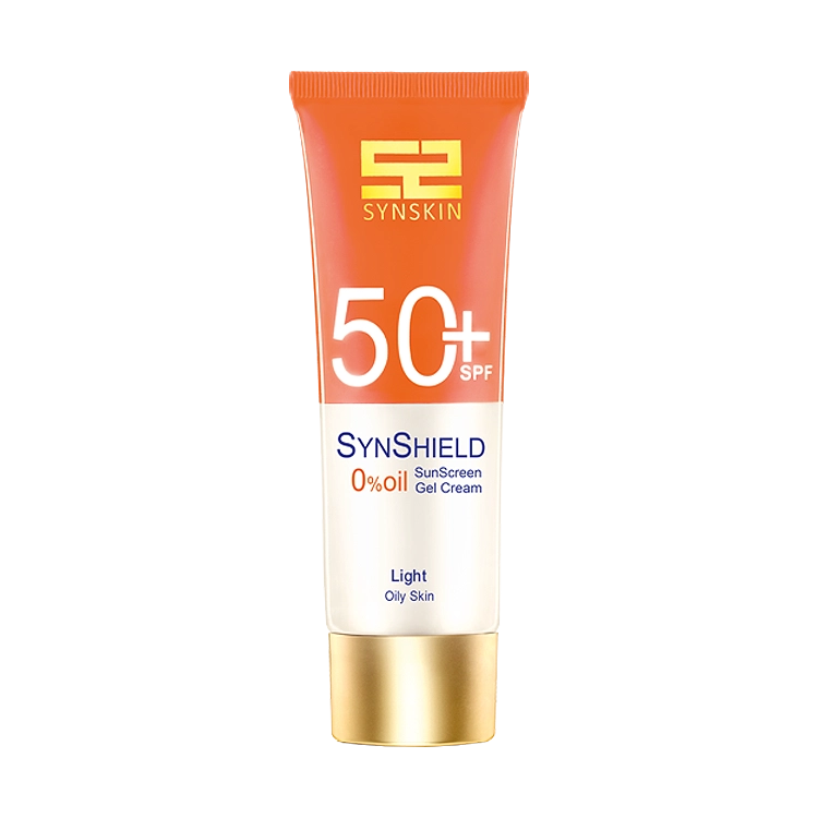 ژل کرم ضد آفتاب فاقد چربی بژ روشن ساین اسکین SPF50 حجم 50 میلی لیتر