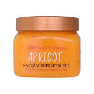 ژل اسکراب شکری بدن زردآلو وکالی وزن 600 گرم