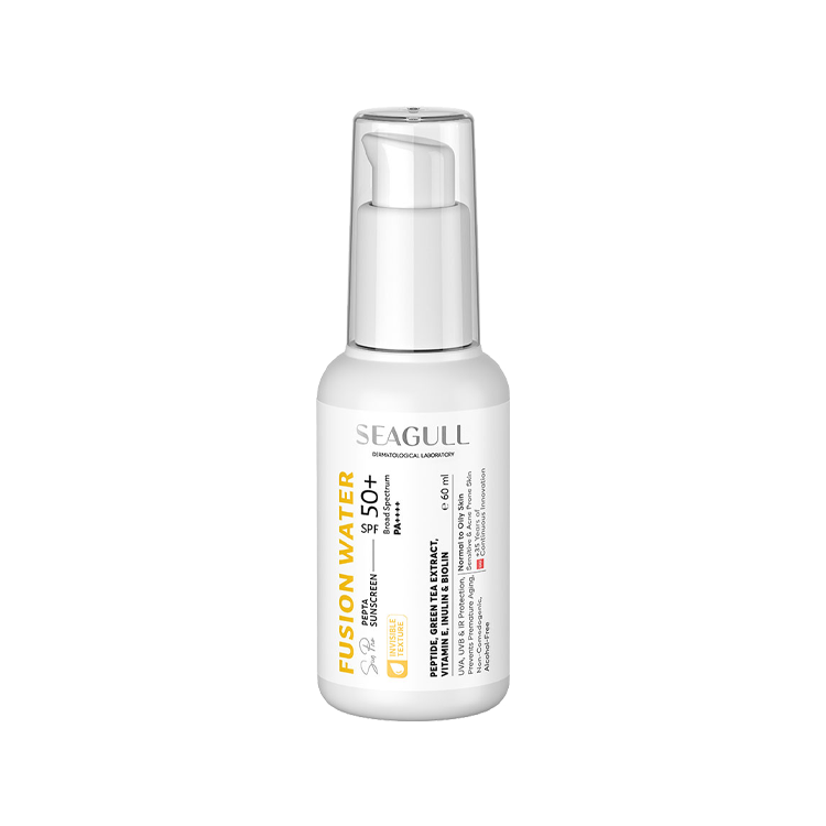 ضد آفتاب پپتا فیوژن واتر سی گل SPF50 حجم 60 میلی لیتر