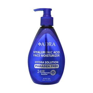 کرم آبرسان هیالورونیک اسید پمپی آدرا حجم 300 میلی لیتر