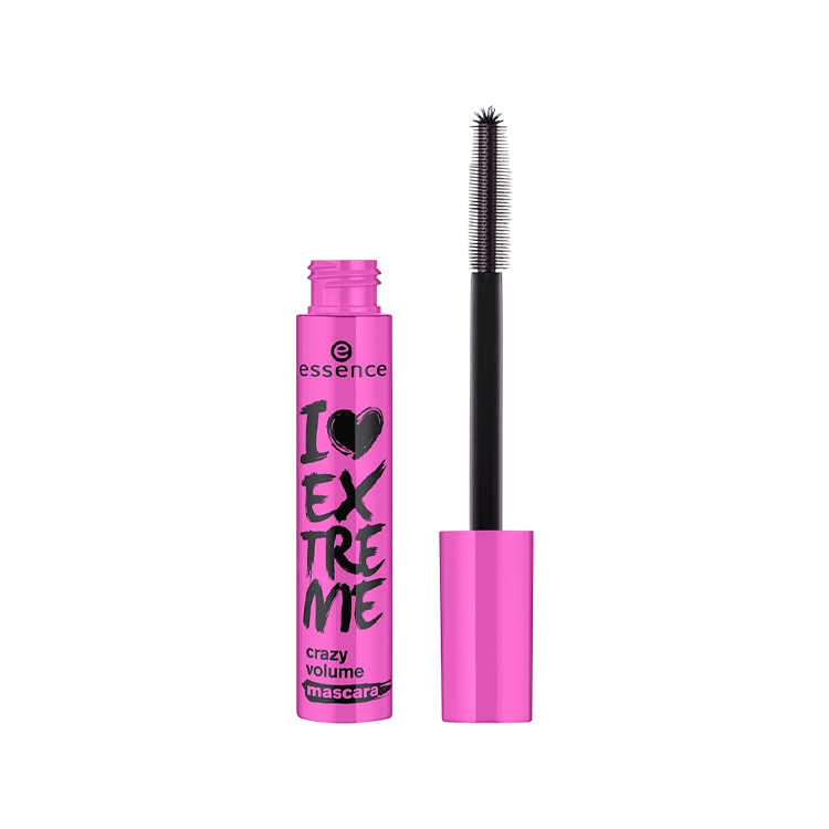 ریمل حجم دهنده صورتی اسنس مدل I Love Extreme Crazy Volume