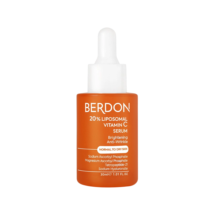 سرم ویتامین سی 20 درصد پوست های خشک و معمولی بردون حجم 30 میلی لیتر