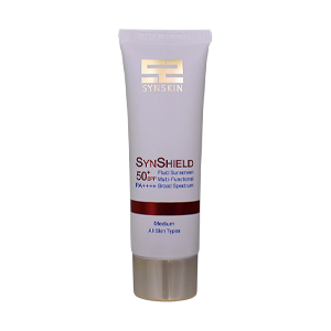 فلویید ضد آفتاب بژ متوسط انواع پوست ساین شیلد ساین اسکین SPF50 حجم 50 میلی لیتر