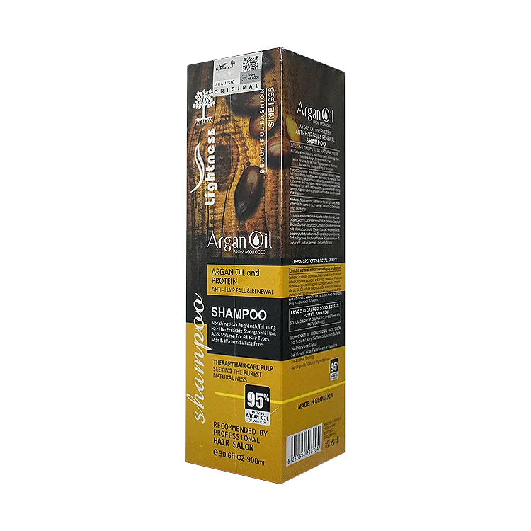 قیمت شامپو روغن آرگان فاقد سولفات لایتنس حجم 900 میلی لیتر