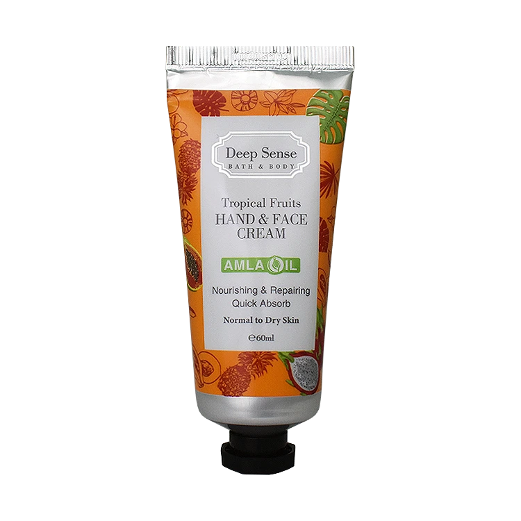 کرم مرطوب کننده تیوپی پوست های خشک و معمولی میوه های استوایی دیپ سنس حجم 60 میلی لیتر