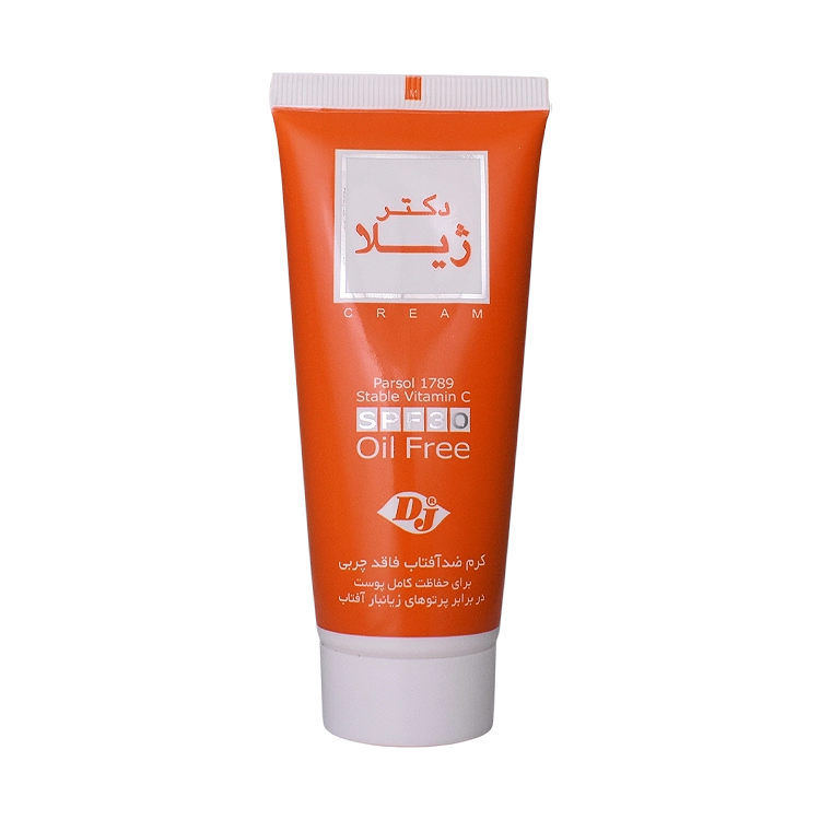 کرم ضد آفتاب رنگی طبیعی پوست های مختلط و چرب دکتر ژیلا SPF30 حجم 65 میلی لیتر