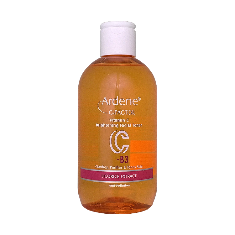 تونر پاک کننده و شفاف کننده صورت ویتامین سی آردن سی فکتور وزن 250 گرم