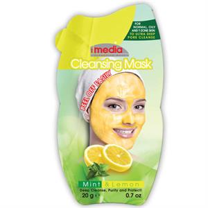 ماسک لایه بردار صورت نعناع و لیمو مدیا
